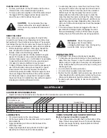 Предварительный просмотр 26 страницы Agri-Fab LST42D Owner'S Manual