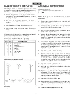 Preview for 2 page of Agri-Fab Poly Lawn Cart 45-02264 Owner'S Manual