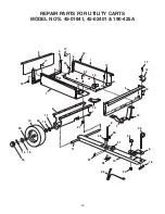 Agri-Fab Repair Parts For Utility Carts 190-425A Repair Parts preview