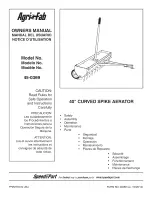 Agri-Fab Spike Aerator 45-0369 Owner'S Manual preview