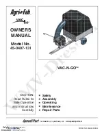 Предварительный просмотр 1 страницы Agri-Fab VAC-N-GO 45-0407-131 Owner'S Manual