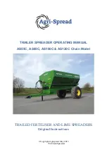 Agri-Spread Chain AS100C Operating Manual preview