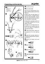 Preview for 7 page of Agria 1000 Operating Instructions Manual