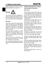 Preview for 8 page of Agria 1000 Operating Instructions Manual