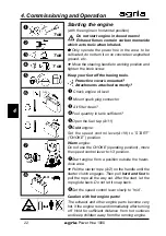 Preview for 22 page of Agria 1000 Operating Instructions Manual