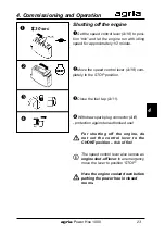 Preview for 23 page of Agria 1000 Operating Instructions Manual