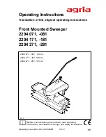 Preview for 1 page of Agria 2294 071 Operating Instructions Manual