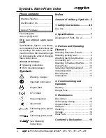 Preview for 2 page of Agria 2294 071 Operating Instructions Manual