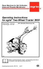 Preview for 1 page of Agria 3900 Operating Instructions Manual