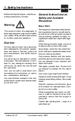 Preview for 11 page of Agria 3900 Operating Instructions Manual