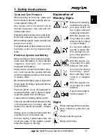 Preview for 15 page of Agria 400E Operating Instructions Manual