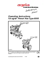 Agria 6000 Operating Instructions Manual предпросмотр