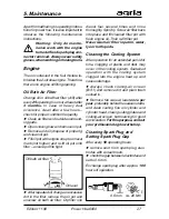 Предварительный просмотр 27 страницы Agria 6000 Operating Instructions Manual