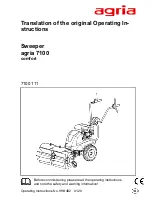 Preview for 1 page of Agria 7100 comfort Operating Instructions Manual