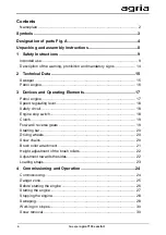 Preview for 6 page of Agria 7100 comfort Operating Instructions Manual