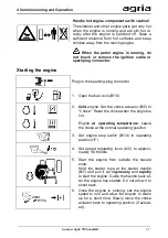 Preview for 27 page of Agria 7100 comfort Operating Instructions Manual