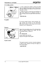 Preview for 34 page of Agria 7100 comfort Operating Instructions Manual