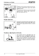 Preview for 38 page of Agria 7100 comfort Operating Instructions Manual