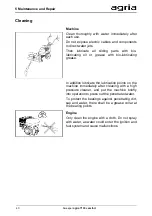 Preview for 40 page of Agria 7100 comfort Operating Instructions Manual