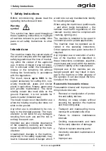 Preview for 9 page of Agria 8000 Translation Of The Original Operating Instructions