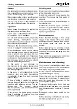 Preview for 11 page of Agria 8000 Translation Of The Original Operating Instructions