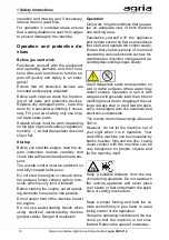 Preview for 10 page of Agria 9600-112 Translation Of The Original Operating Instructions