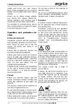 Preview for 10 page of Agria 9600-80 Translation Of The Original Operating Instructions