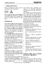 Preview for 9 page of Agria Bison 5900 Series Translation Of The Original Operating Instructions