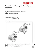 Agria Cyclone 5900 Translation Of The Original Operating Instructions preview