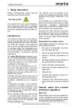 Preview for 9 page of Agria Cyclone 5900 Translation Of The Original Operating Instructions