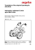 Предварительный просмотр 1 страницы Agria Taifun 5900 241 Translation Of The Original Operating Instructions