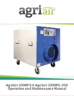 Preview for 1 page of Agriair 2200PG Operation And Maintenance Manual