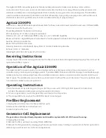 Preview for 3 page of Agriair 2200PG Operation And Maintenance Manual