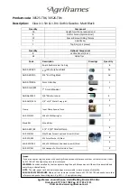 Agriframes 30525-TBK Assembly Instructions preview