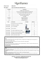 Preview for 1 page of Agriframes 30546-TBK Quick Start Manual