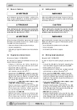 Предварительный просмотр 54 страницы AGRIMASTER RMU G.L. 2550 Use And Maintenance Manual