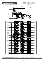 Предварительный просмотр 21 страницы Agrisem Classic DISC-O-MULCH User Manual And  Spare Parts List