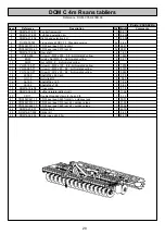 Предварительный просмотр 25 страницы Agrisem Classic DISC-O-MULCH User Manual And  Spare Parts List