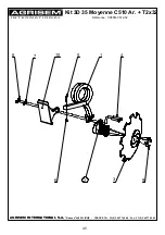 Предварительный просмотр 50 страницы Agrisem Classic DISC-O-MULCH User Manual And  Spare Parts List