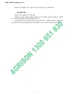 Preview for 70 page of Agrison ME8000 Operating Manual