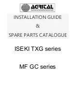 Предварительный просмотр 1 страницы AGRITAL ISEKI TXG Series Installation Manual & Parts List