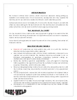 Preview for 3 page of Agriweld 3M MINDISC Operator'S Manual