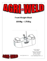 Agriweld Weight Block Manual preview
