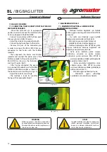 Preview for 16 page of agromaster BBL Long Operator'S Manual And Spare Parts