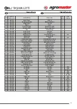 Preview for 21 page of agromaster BBL Long Operator'S Manual And Spare Parts