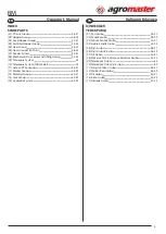 Preview for 4 page of agromaster BM 12 Operator'S Manual And Spare Parts