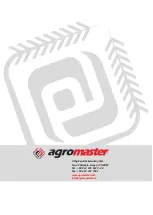 Preview for 44 page of agromaster GS2 1000 Operator'S Manual