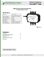 Agrowtek HX8 GrowNET Instruction Manual предпросмотр