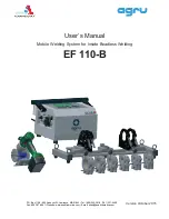 AGRU EF 110-B User Manual preview