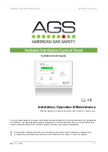 AGS Parksafe Control Panel Installation Operation & Maintenance предпросмотр